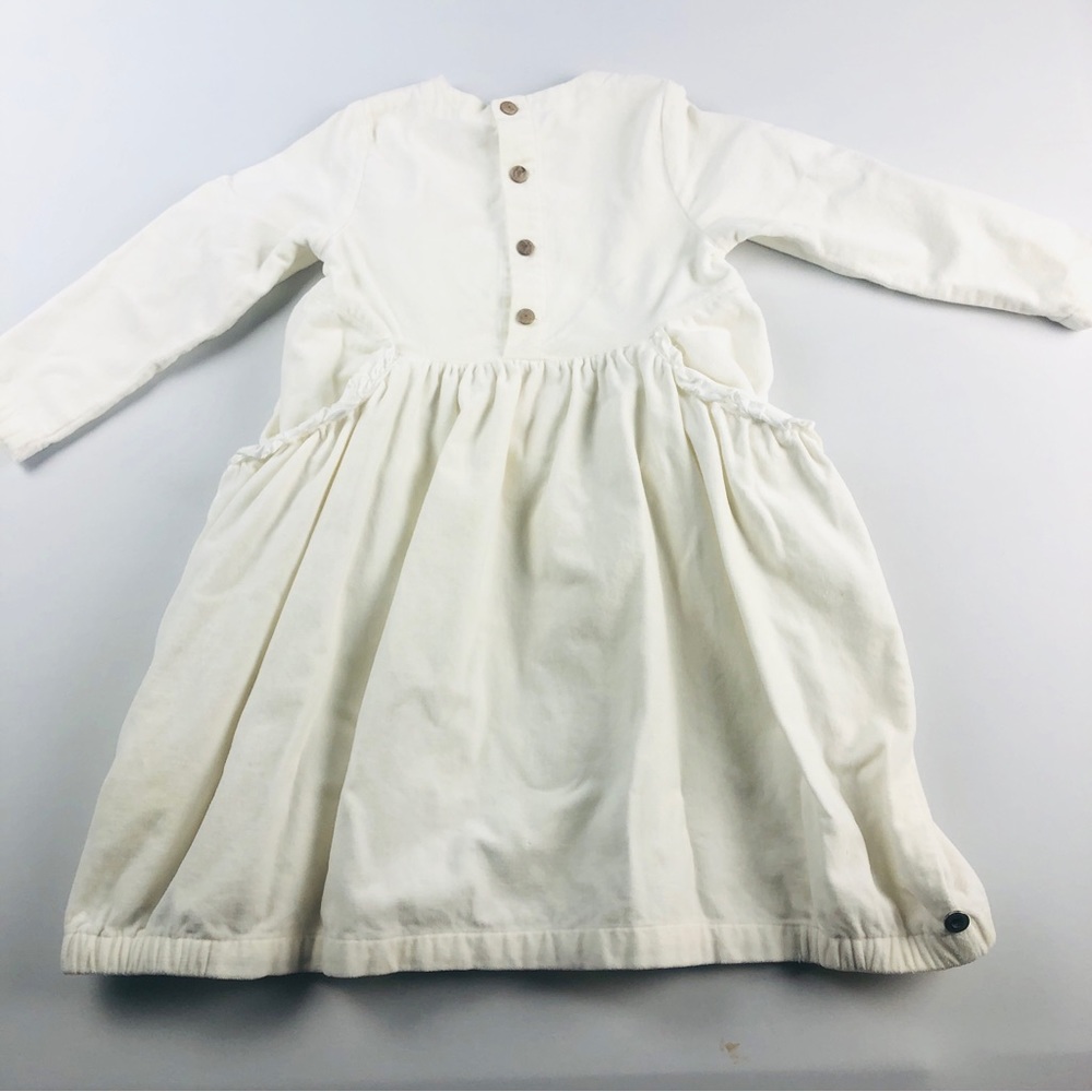 Y2K Jottum ivory velvet bubble dress NWOT 5